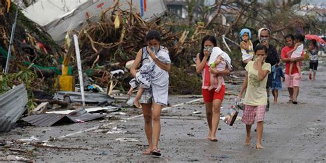 Disaster Response during Super Typhoons in the Philippines.